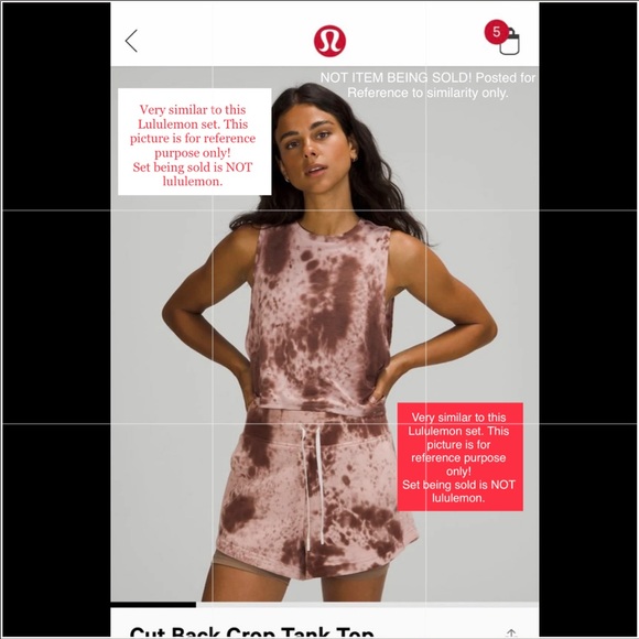 Align collective Top & Shorts set pink tie dye - Picture 13 of 13